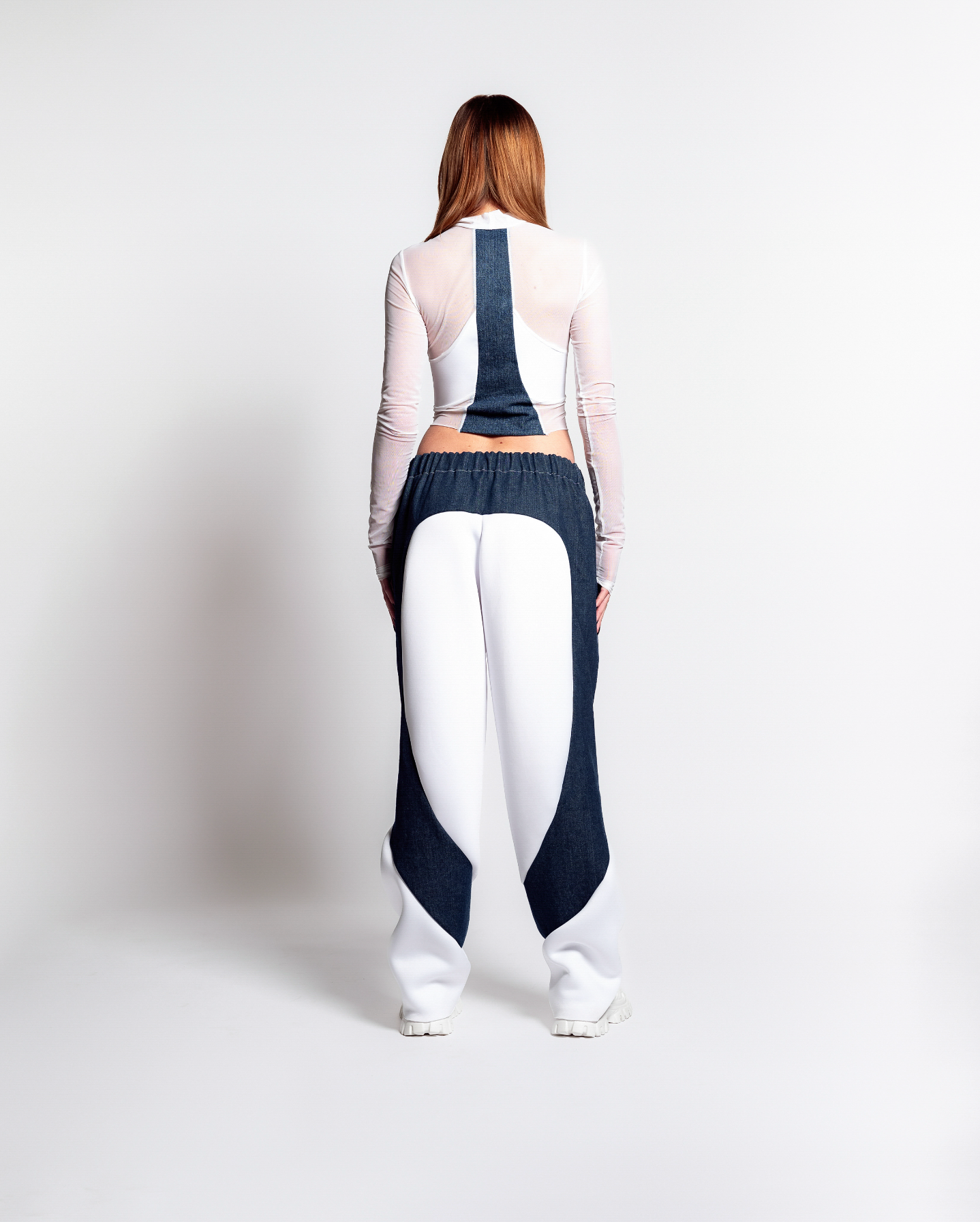 DENIM + NEOPRENE PANT