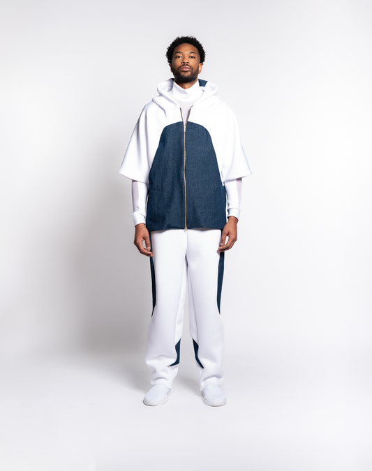 DENIM + NEOPRENE PANT