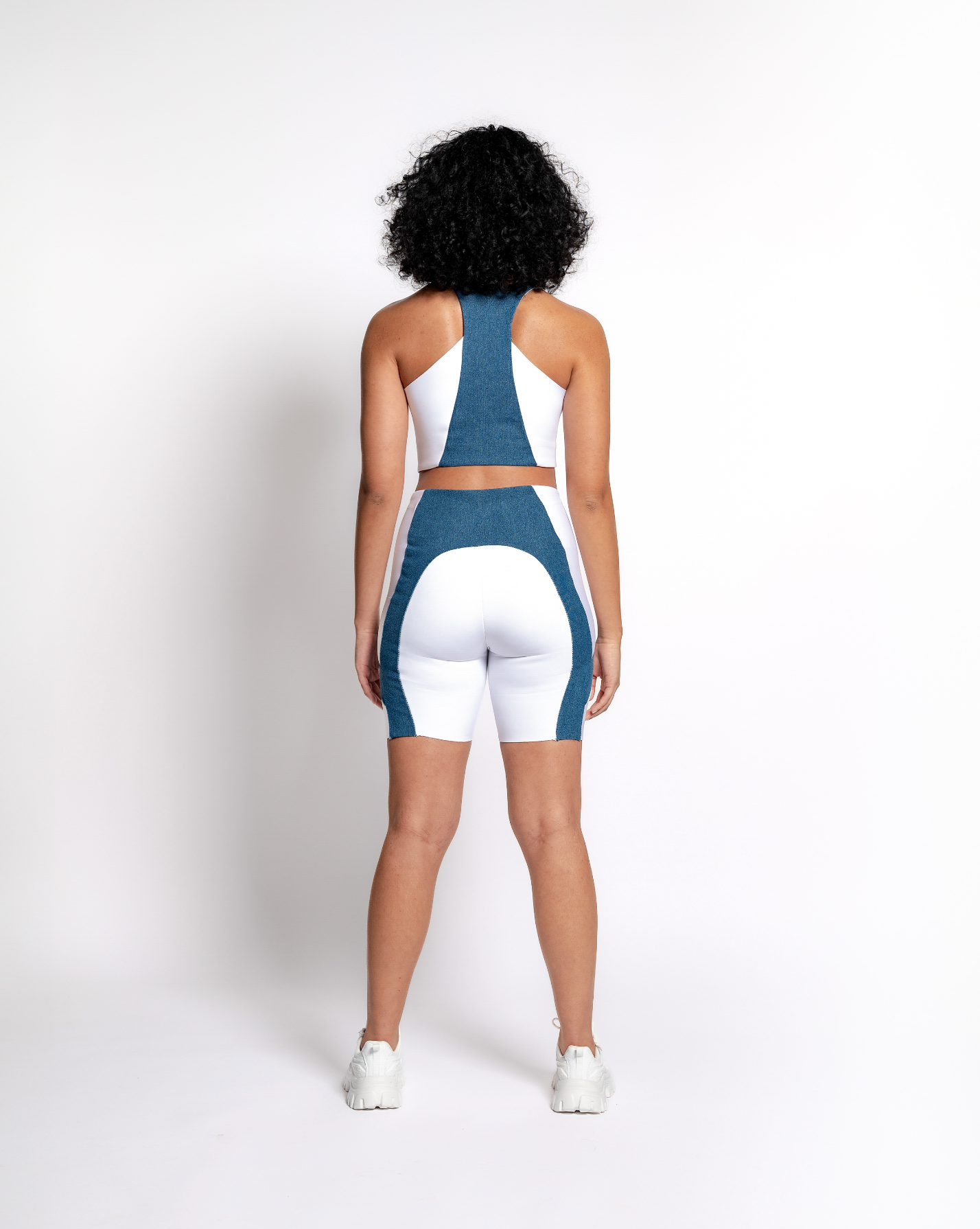 DENIM + NEOPRENE SHORT